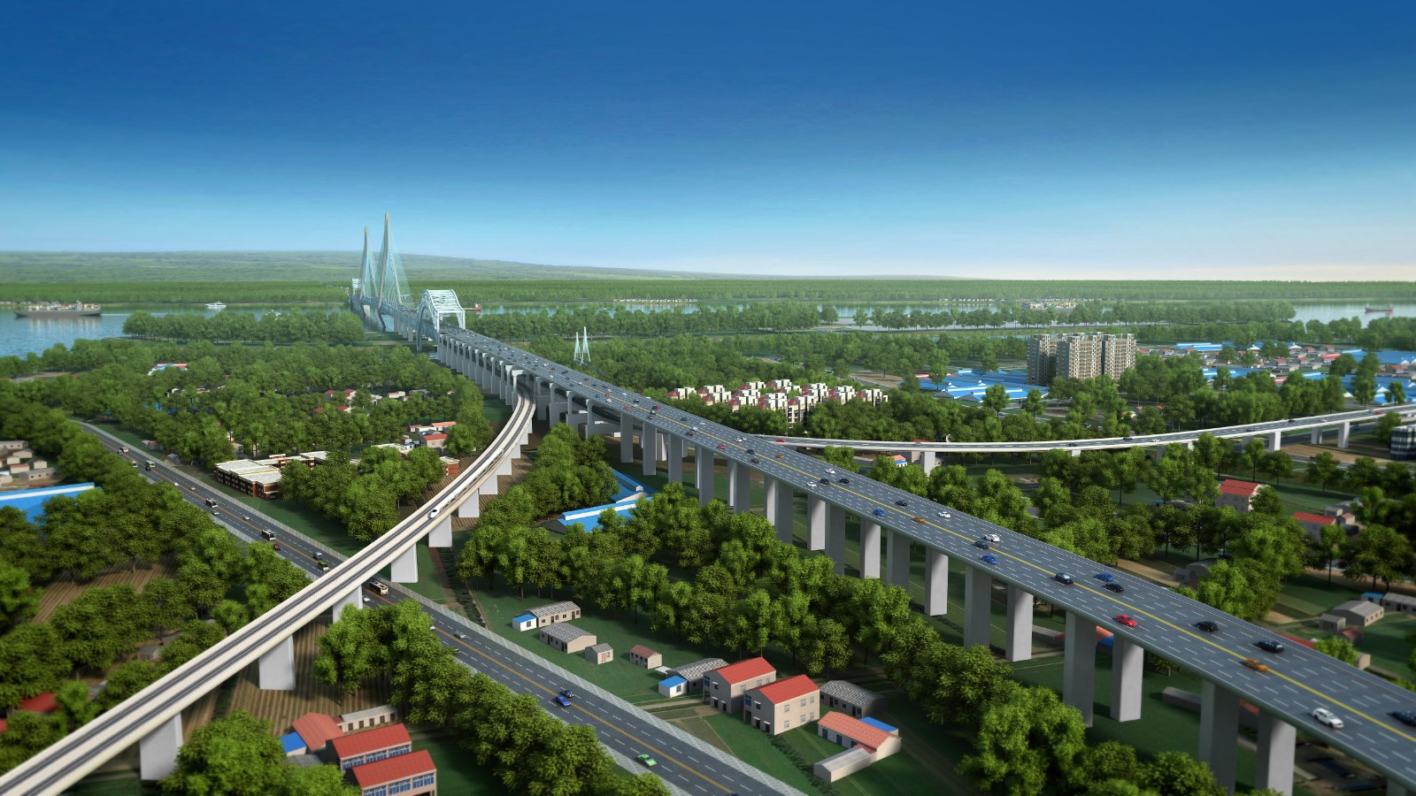 常泰长江大桥南北公路接线常州段效果图.jpg