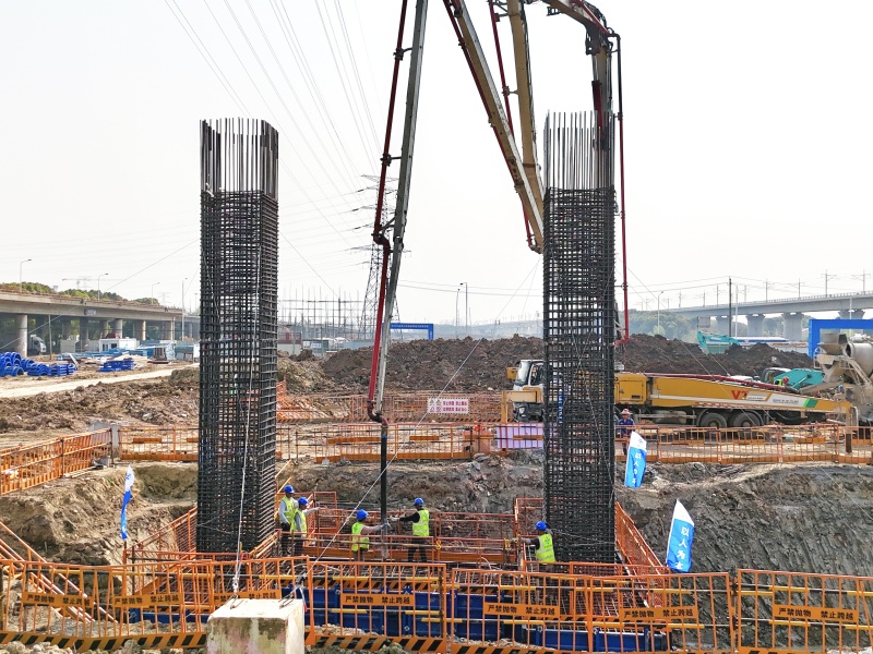 S232常州经开区段快速路工程承台首件顺